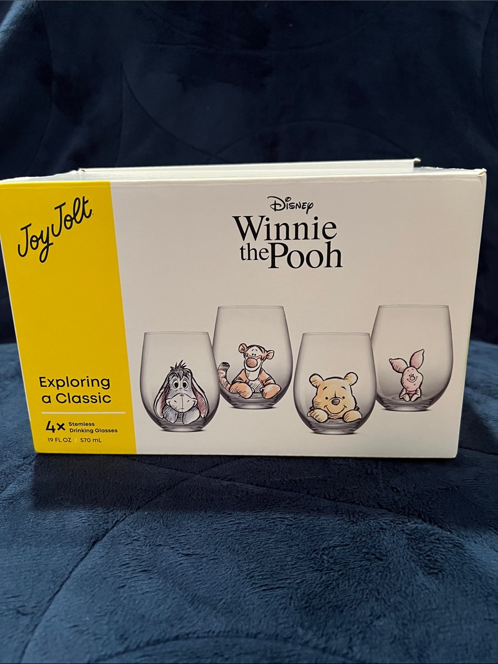 Disney Winnie the Pooh Stemless Drinking Glasses